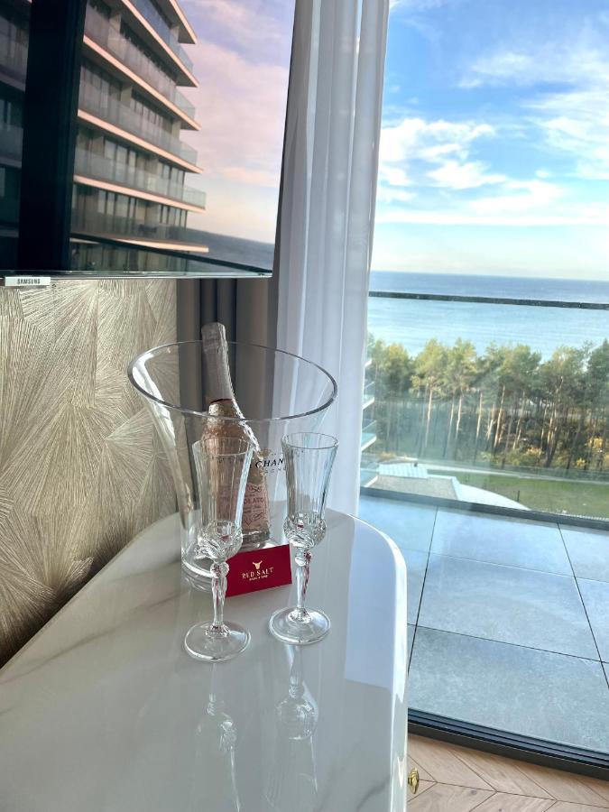 Wave Apartment Tyballtic 7Th Floor With Two Bedrooms And Sea View! Miedzyzdroje Exteriér fotografie