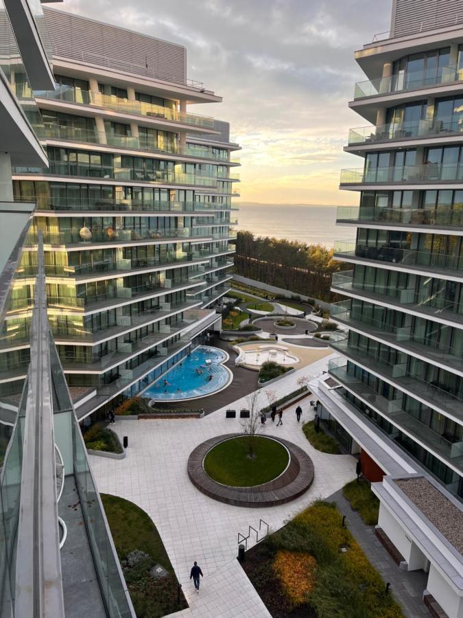 Wave Apartment Tyballtic 7Th Floor With Two Bedrooms And Sea View! Miedzyzdroje Exteriér fotografie